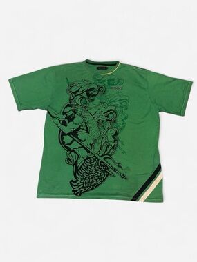 Vintage Y2K COOGI tee with grunge Poseidon and Hydra design